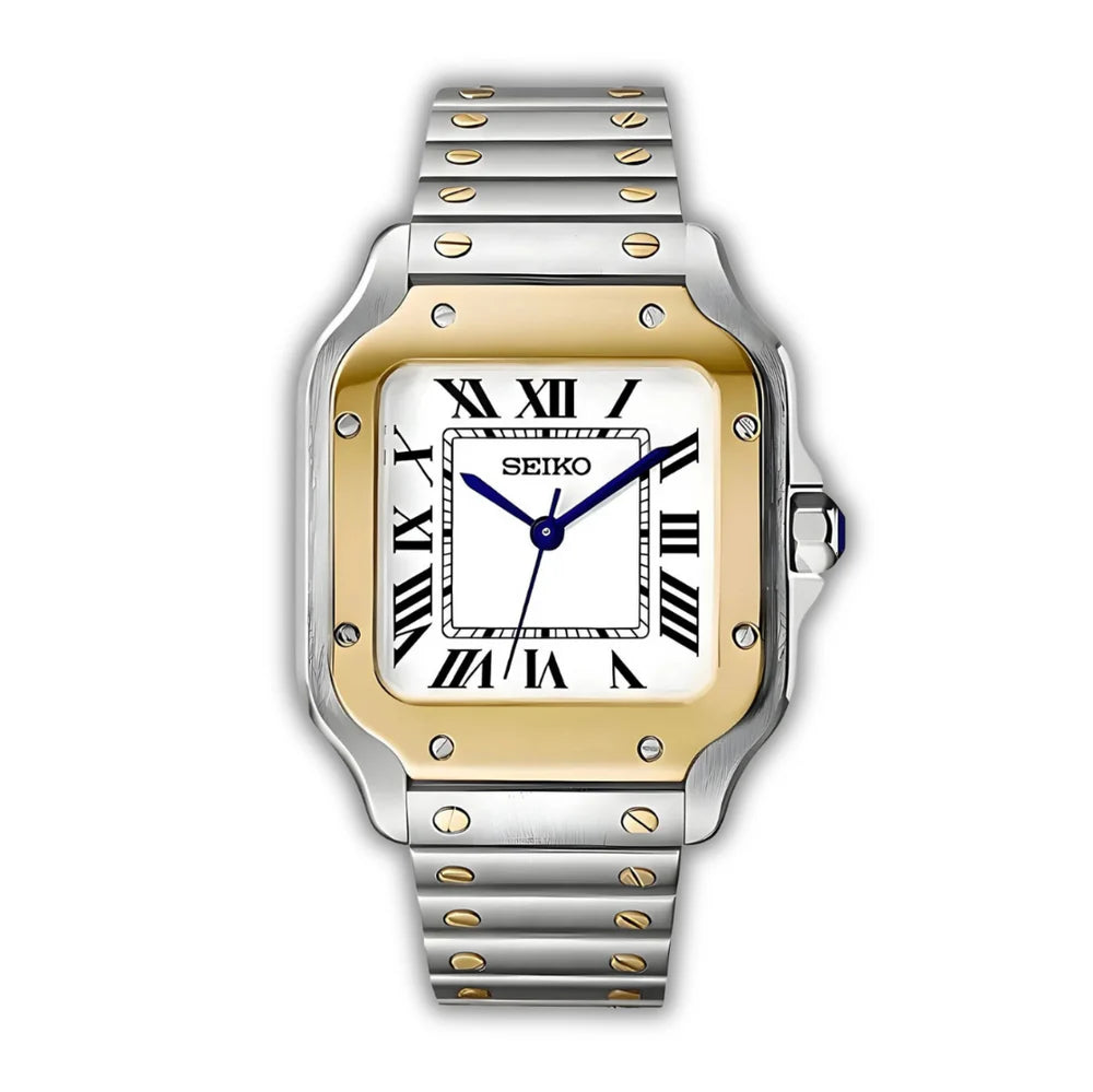 Seiko Santos Gold Weiß
