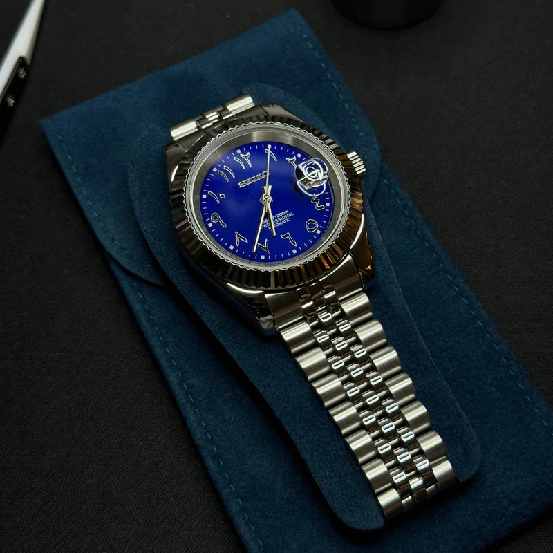 Seiko Datejust Arabisch Blau