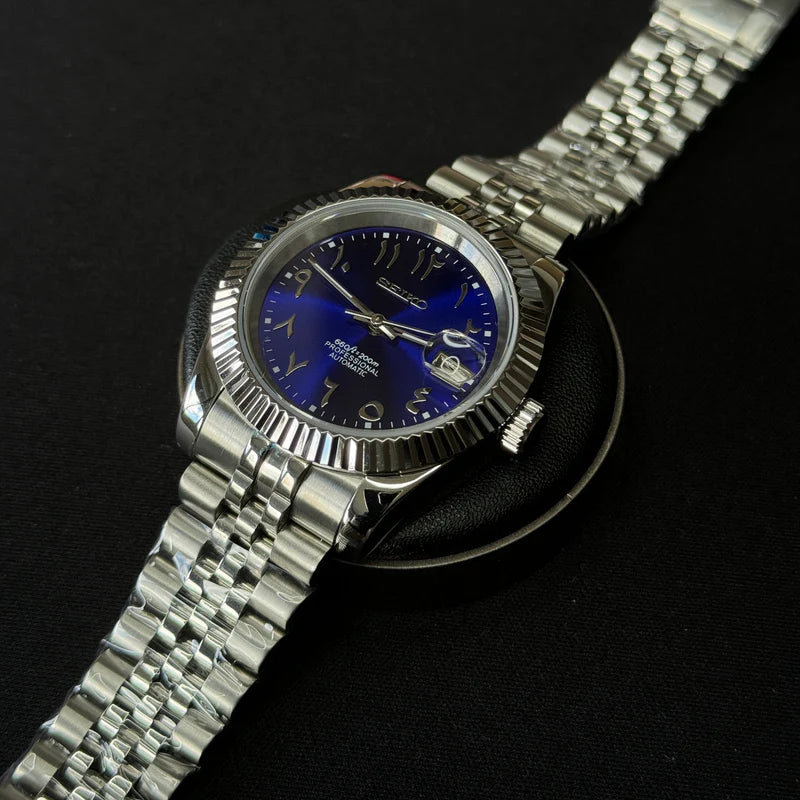 Seiko Datejust Arabisch Blau