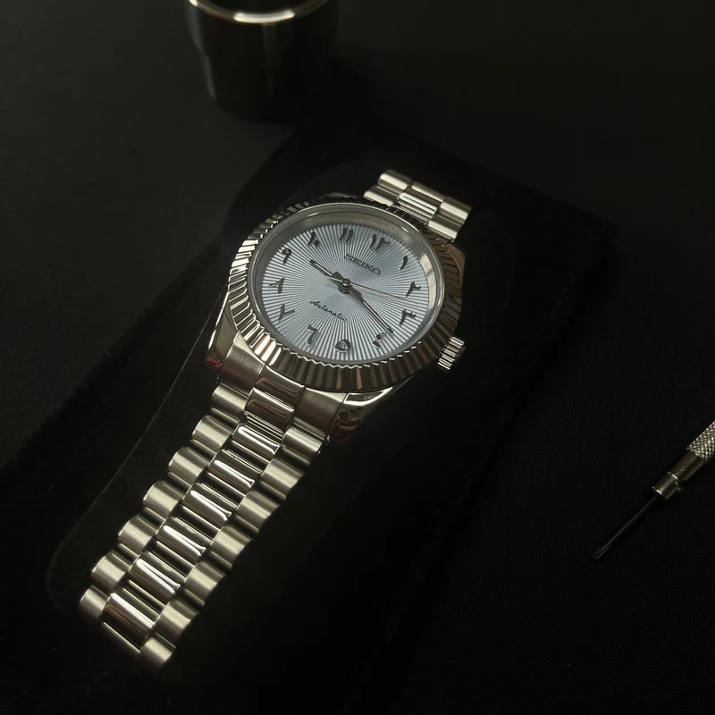 Seiko Arabisch Hellblau