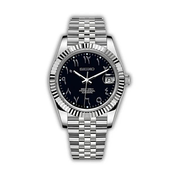 Seiko Datejust Arabisch Schwarz