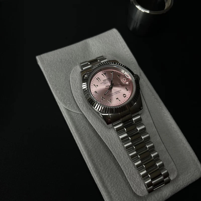 Seiko Datejust Arabisch Rosa