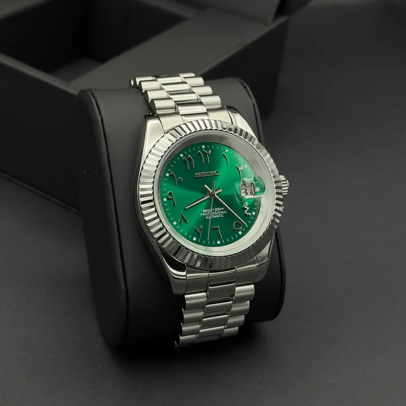 Seiko Datejust Arabisch Grün