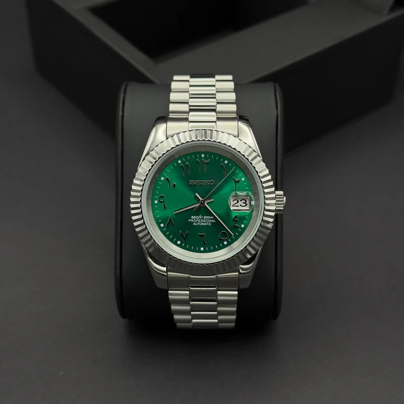 Seiko Datejust Arabisch Grün