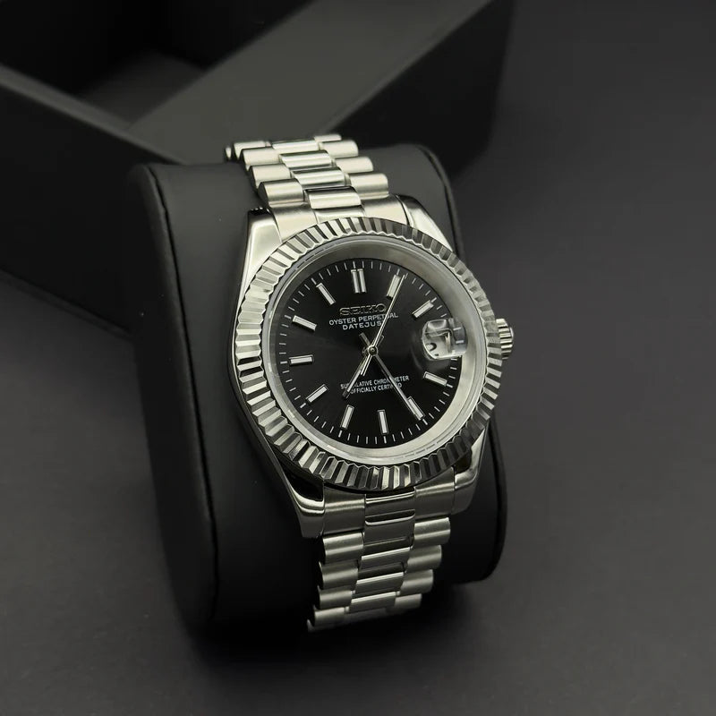 Seiko Datejust Schwarz