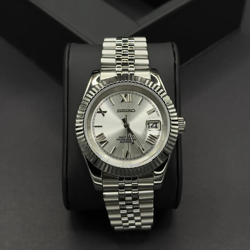 Seiko Datejust Römisch Grau