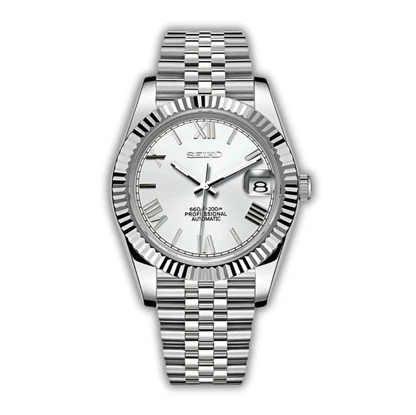 Seiko Datejust Römisch Grau