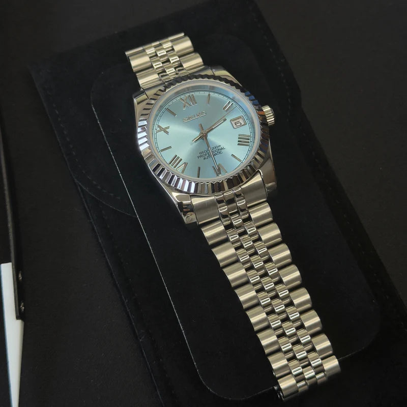 Seiko Datejust Römisch Ice Blau