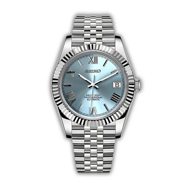 Seiko Datejust Römisch Ice Blau