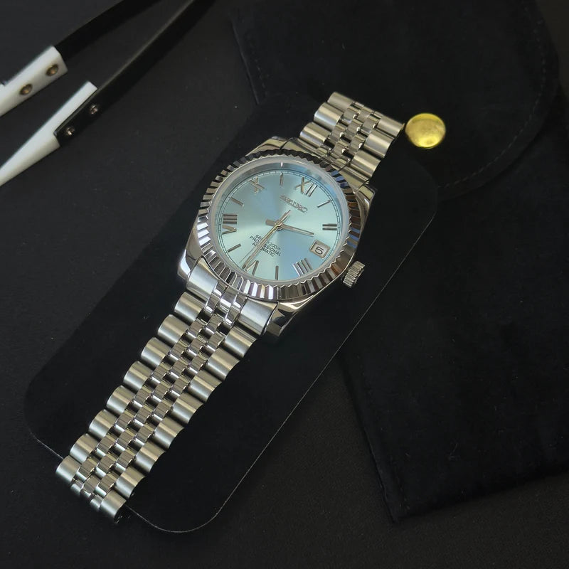 Seiko Datejust Römisch Ice Blau