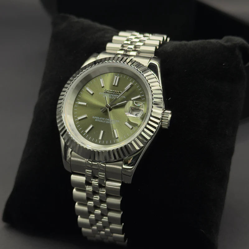 Seiko Datejust Olivgrün