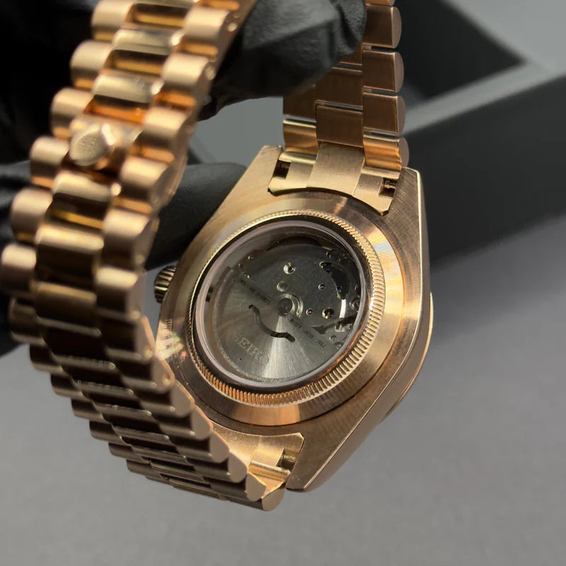 Seiko Day-Date Rose Chocolate