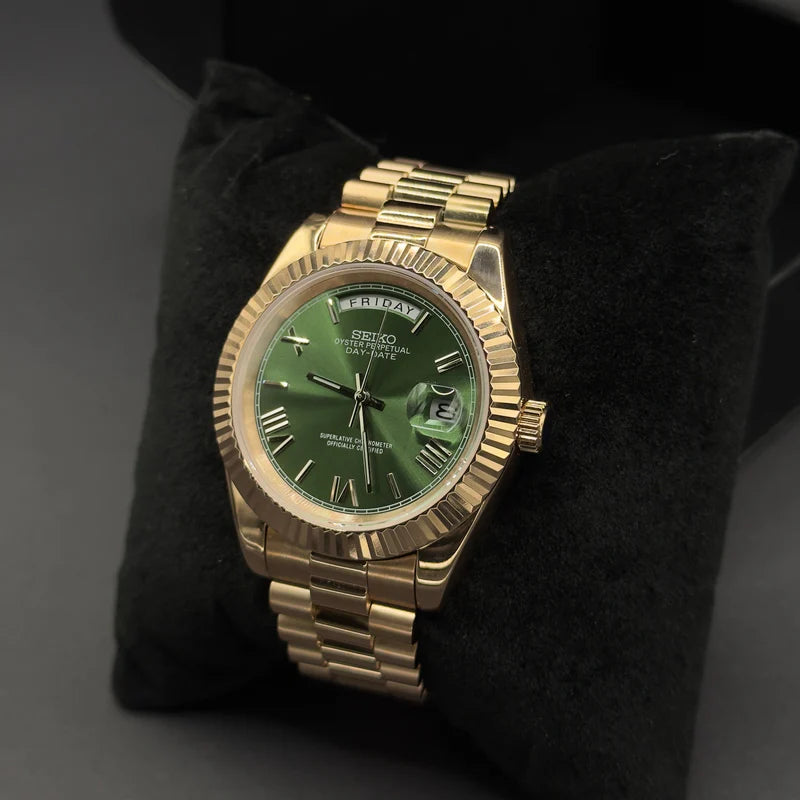 Seiko Day-Date Rose Grün