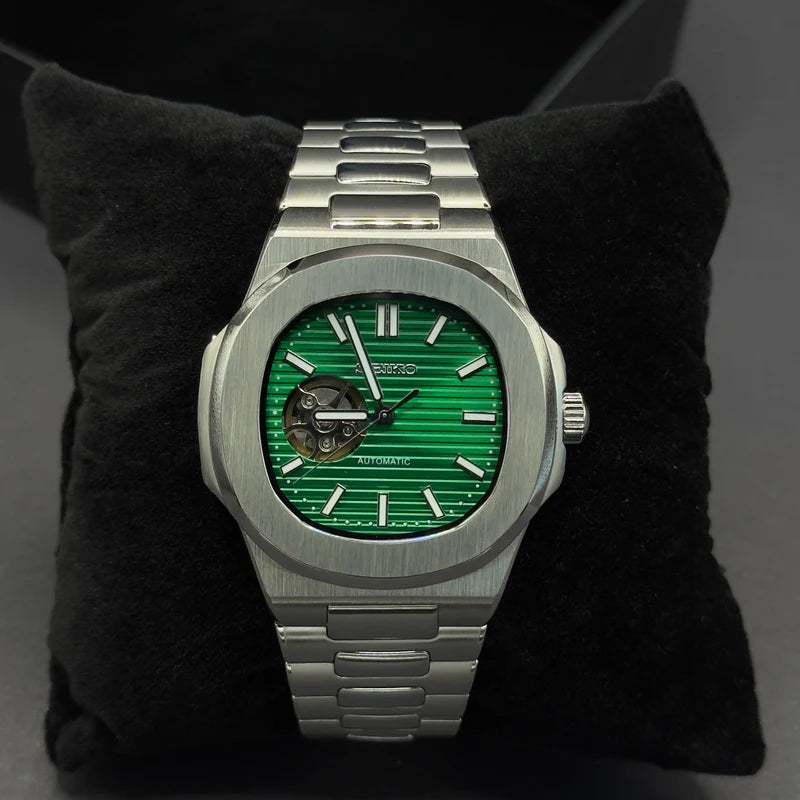 Seiko Nautilus Skeleton Grün