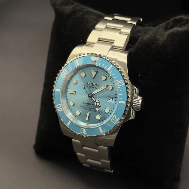 Seiko Submariner Ice Blau