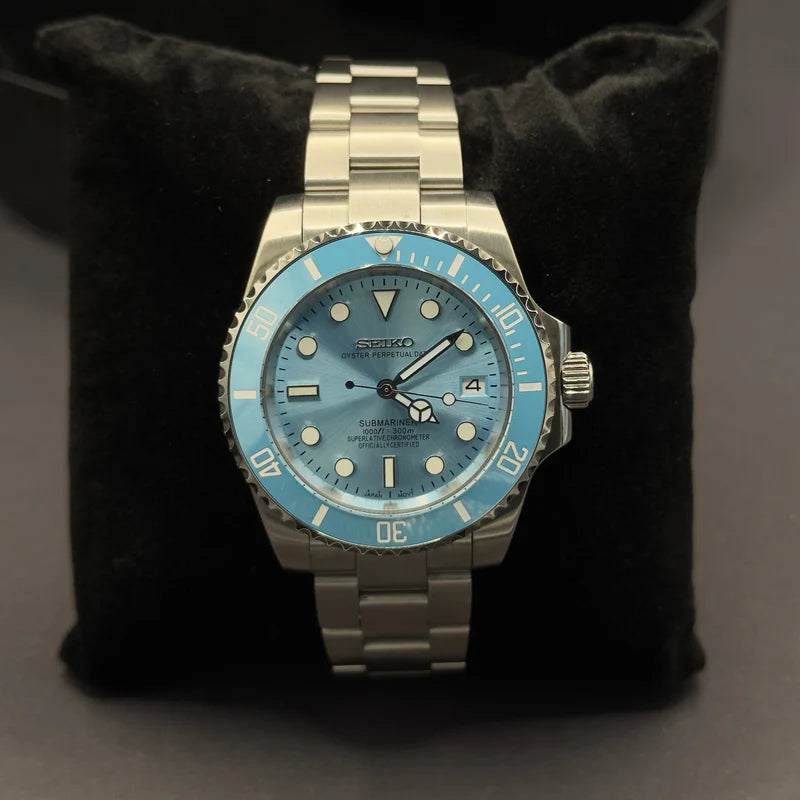 Seiko Submariner Ice Blau