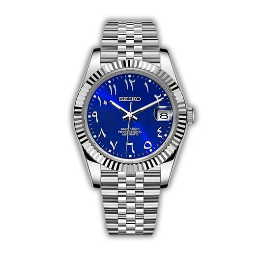 Seiko Datejust Arabisch Blau