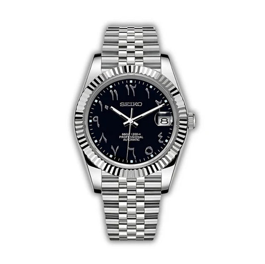 Seiko Datejust Arabisch Schwarz