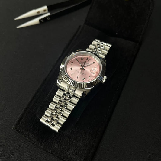 Seiko Datejust Arabisch Rosa