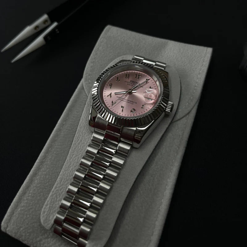Seiko Datejust Arabisch Rosa