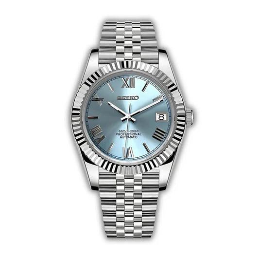 Seiko Datejust Römisch Ice Blau