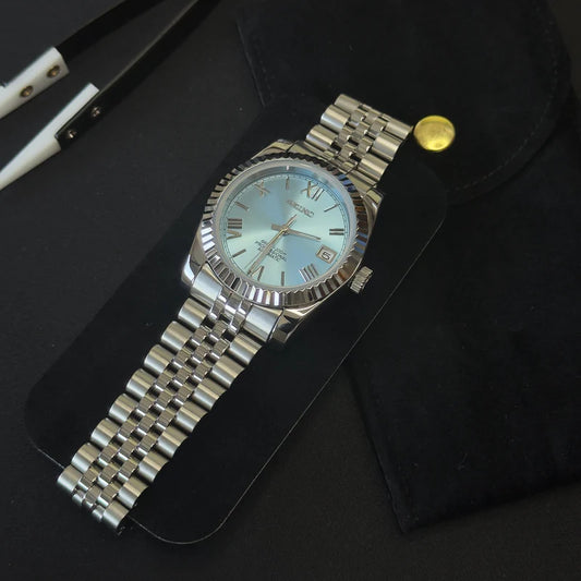 Seiko Datejust Römisch Ice Blau