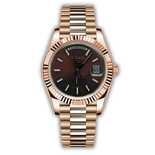 Seiko Day-Date Rose Chocolate