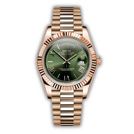 Seiko Day-Date Rose Grün
