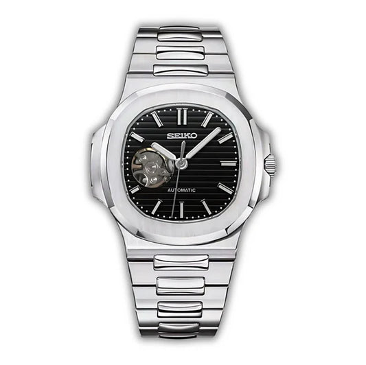 Seiko Nautilus Skeleton Schwarz