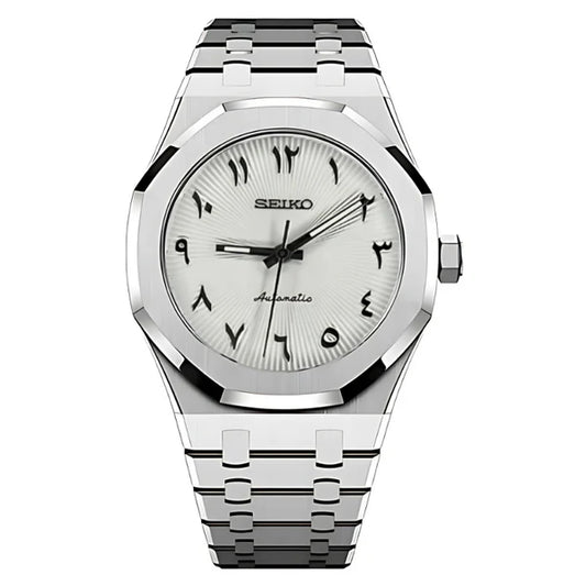 Seiko Oak Arabisch Weiß