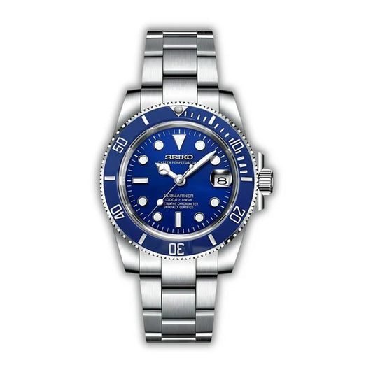 Seiko Submariner Blau